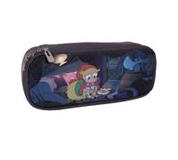 YINGD Star vs. The Forces of Evil Pencil Case Waterproof Brown Pen Bag for Artists Students & Professionals