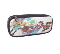 YINGD Star vs. The Forces of Evil Pencil Case Waterproof PU Leather Pen Organizer for Artists & Students