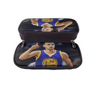 YINGD Stephen Curry Pencil Case Versatile PU Leather Case for Writing Tools & Beauty Essentials