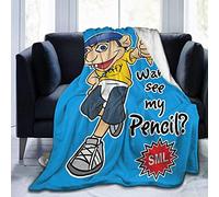 YINGD Super-Soft Jeffy Wanna See My Pencil Micro Fleece Blanket,Suitable for Sofa Blankets for Adults and Children, Bed Blankets