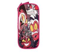 YINGD T Helluva Boss Big Capacity Pencil Case, Aesthetic Pen Pouch School Supplies Organizer Multiple Compartments