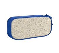 YINGD T Large Capacity Pencil Case, Abstract Class Doodle Pattern Pencil Pouch Compartments Pencil Bag