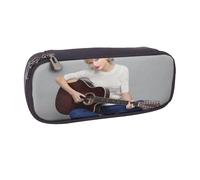 YINGD Taylor Swift Pencil Case Spacious PU Leather Holder with Zipper for Easy Access