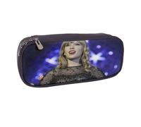 YINGD Taylor Swift Pencil Case Travel-Ready Leather Pen Case for Easy Carry & Protection