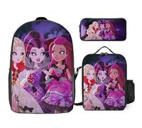 YINGD Teen Monster High Backpack Knowledge Space Colony Bookbag with Dome Lunch System