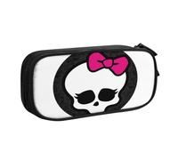 YINGD Teen Monster High Pencil Case for Gym & Travel - Zipper Closure, Fits Earbuds, Hair Ties, Protein Bar Wrappers