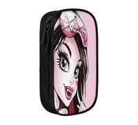 YINGD Teen Monster High Pencil Case for Music Lovers - Oxford Cloth Pouch for Guitar Picks, Sheet Music, Pens (Gift Idea)