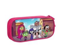 YINGD Teen Titans Go! Pencil Case, Multipurpose Pencase,Large Capacity Durable Pencil Pouch Storage Pen Bag Organizer Stationery