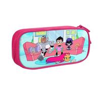 YINGD Teen Titans Go! Pencil Case, Multipurpose Pencase,Large Capacity Durable Pencil Pouch Storage Pen Bag Organizer Stationery