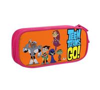YINGD Teen Titans Go! Pencil Case, Multipurpose Pencase,Large Capacity Durable Pencil Pouch Storage Pen Bag Organizer Stationery