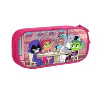 YINGD Teen Titans Go! Pencil Case, Multipurpose Pencase,Large Capacity Durable Pencil Pouch Storage Pen Bag Organizer Stationery