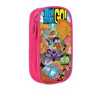 YINGD Teen Titans Go! Pencil Case, Multipurpose Pencase,Large Capacity Durable Pencil Pouch Storage Pen Bag Organizer Stationery