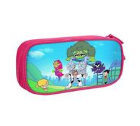 YINGD Teen Titans Go! Pencil Case, Multipurpose Pencase,Large Capacity Durable Pencil Pouch Storage Pen Bag Organizer Stationery