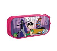 YINGD Teen Titans Go! Pencil Case, Multipurpose Pencase,Large Capacity Durable Pencil Pouch Storage Pen Bag Organizer Stationery