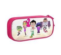 YINGD Teen Titans Go! Pencil Case, Multipurpose Pencase,Large Capacity Durable Pencil Pouch Storage Pen Bag Organizer Stationery