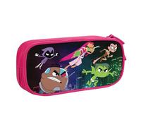 YINGD Teen Titans Go! Pencil Case, Multipurpose Pencase,Large Capacity Durable Pencil Pouch Storage Pen Bag Organizer Stationery