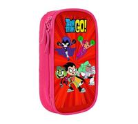 YINGD Teen Titans Go! Pencil Case, Multipurpose Pencase,Large Capacity Durable Pencil Pouch Storage Pen Bag Organizer Stationery