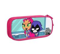 YINGD Teen Titans Go! Pencil Case, Multipurpose Pencase,Large Capacity Durable Pencil Pouch Storage Pen Bag Organizer Stationery