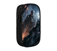 YINGD Terminator The Resistance Pencil Case Customizable Gift Idea - Durable Zipper & Crisp Oxford Fabric for Daily Essentials