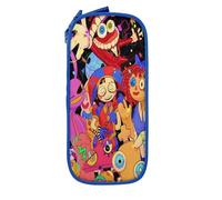 YINGD The Amazing Digital Circus Big Capacity Pencil Case, Large Storage Pencil Pouch Pen Case Bag with Zipper, Pencil Caser
