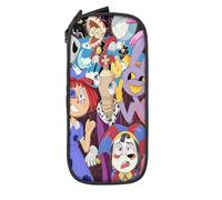 YINGD The Amazing Digital Circus Big Capacity Pencil Case, Large Storage Pencil Pouch Pen Case Bag with Zipper, Pencil Case for School College Student Offic