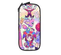 YINGD The Amazing Digital Circus Pencil Case Anime Pencil Pouch Case Large Capacity Zipper Double Layer