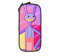 YINGD The Amazing Digital Circus Pencil Case Anime Pencil Pouch Case Large Capacity Zipper Double Layer