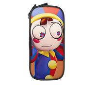 YINGD The Amazing Digital Circus Pencil Case Anime Pencil Pouch Case Large Capacity Zipper Double Layer Pen