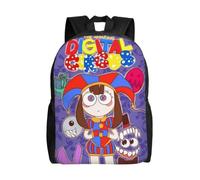 YINGD The Amazing Digital Circus Versatile Backpack Washable casual style School Student Backpack Oxford Cloth Computer Bag Unisex-HXN2973