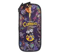 YINGD The Cuphead Show Big Capacity Pencil Case, Large Storage Pencil Pouch Pen Case Bag with Zipper, Pencil Case for School College Student Office Supplies