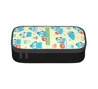 YINGD The Cuphead Show Big Capacity Pencil Case, Large Storage Pencil Pouch with Zipper, Organizer Caser