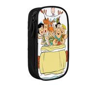 YINGD The Flintstones Pencil Case for Camping Essentials - Waterproof Oxford Fabric with Zipper for Matches, Pens, Maps