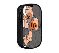 YINGD The Flintstones Pencil Case for Music Lovers - Oxford Cloth Pouch for Guitar Picks, Sheet Music, Pens (Gift Idea)