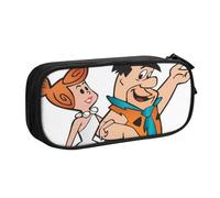 YINGD The Flintstones Pencil Case with Magnetic Closure - Quick-Access Design for Pens, Sticky Notes, Paper Clips