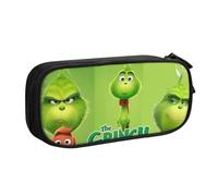 YINGD The Grinch Pencil Case Extra Pen Slots Design - 8 Holders for Markers, Pencils, Brushes (Office & School Use)
