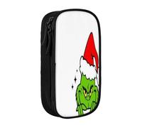 YINGD The Grinch Pencil Case for Busy Professionals - Sleek Design with 5 Pen Slots & Hidden Pocket (Custom Logo)