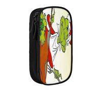 YINGD The Grinch Pencil Case for Desk Organization - Compact Oxford Cloth Pouch to Declutter Workspaces, Drawers