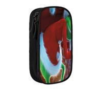 YINGD The Grinch Pencil Case Scratch-Resistant Surface - Oxford Polyester for Long-Lasting Use in School, Office