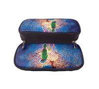 YINGD The Grinch Pencil Case Versatile Leather Organizer for Pencils Makeup Brushes Small Items