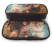 YINGD The Hunger Games Leather Pencil Case Pencil Case Stationery Bag Office Portable Storage Box Cosmetic Box Folder bd