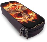 YINGD The Hunger Games Leather Pencil Case Pencil Case Stationery Bag Office Portable Storage Box Cosmetic Box Folder bd