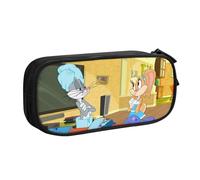 YINGD The Looney Tunes Show Pencil Case for Baking Tools - Heat-Resistant Lining for Measuring Spoons, Pens, Recipe Cards