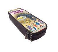 YINGD The Magic School Bus Pencil Case Sturdy PU Leather Pouch for Writing Tools Cosmetics & EDC Gear