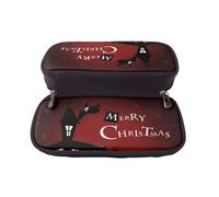 YINGD The Nightmare Before Christmas Pencil Case Multi-Purpose PU Leather Holder for Various Items