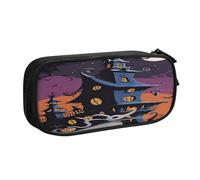 YINGD The Nightmare Before Christmas Pencil Case Scratch-Resistant Surface - Oxford Polyester for Long-Lasting Use in School, Office