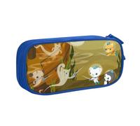 YINGD The Octonauts Cartoon Pencil Case Large Capacity Pencilcase Double-Layer Pen Bag School Stationery Pouch Organizer Office Supplies for Kids Adult