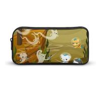 YINGD The Octonauts Cartoon Pencil Case Student Pen Bag Storage Organizer Pencil Case Stationery Bag Office Supplies for Kids and Adult