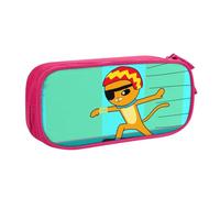 YINGD The Octonauts Kwazii Pencil Case Large Capacity Pencilcase Double-Layer Pen Bag School Stationery Pouch Organizer Office Supplies for Kids Adult