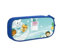 YINGD The Octonauts Pencil Case Large Capacity Pencilcase Double-Layer Pen Bag School Stationery Pouch Organizer Office Supplies for Kids Adult