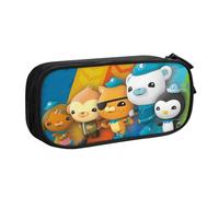 YINGD The Octonauts Pencil Case Large Capacity Pencilcase Double-Layer Pen Bag School Stationery Pouch Organizer Office Supplies for Kids Adult
